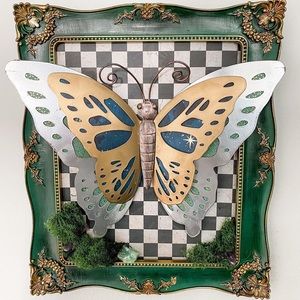 Handmade sculpture: Metallic Butterfly